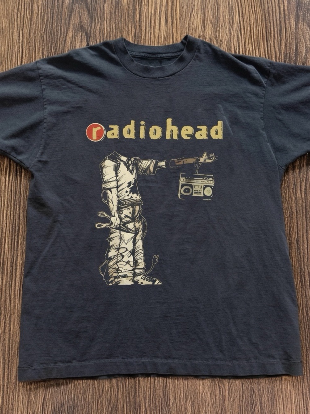Radiohead Black Graphic Band Tee